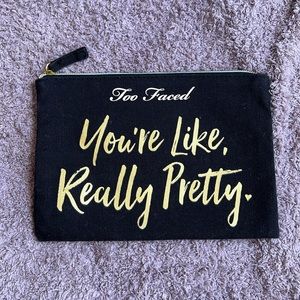 Too Faced makeup bag!